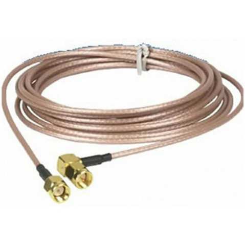 LatestBuy SMA Plug to Plug Gold RG316 Coax Lead - 3m