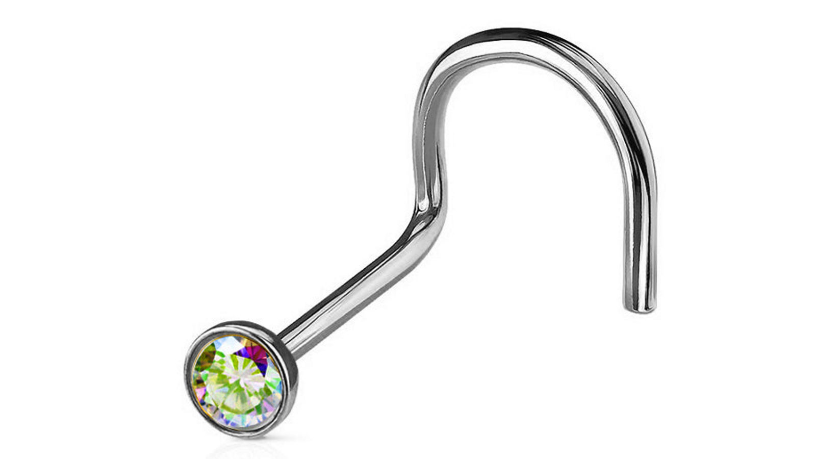 Rossan NS1030S Jewelled Stainless Steel Nose Stud