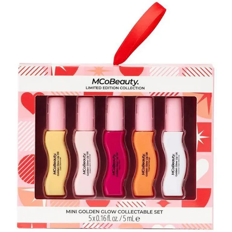MCoBeauty Mini Golden Glow Lip Oil 5 Piece x 5ml Collection