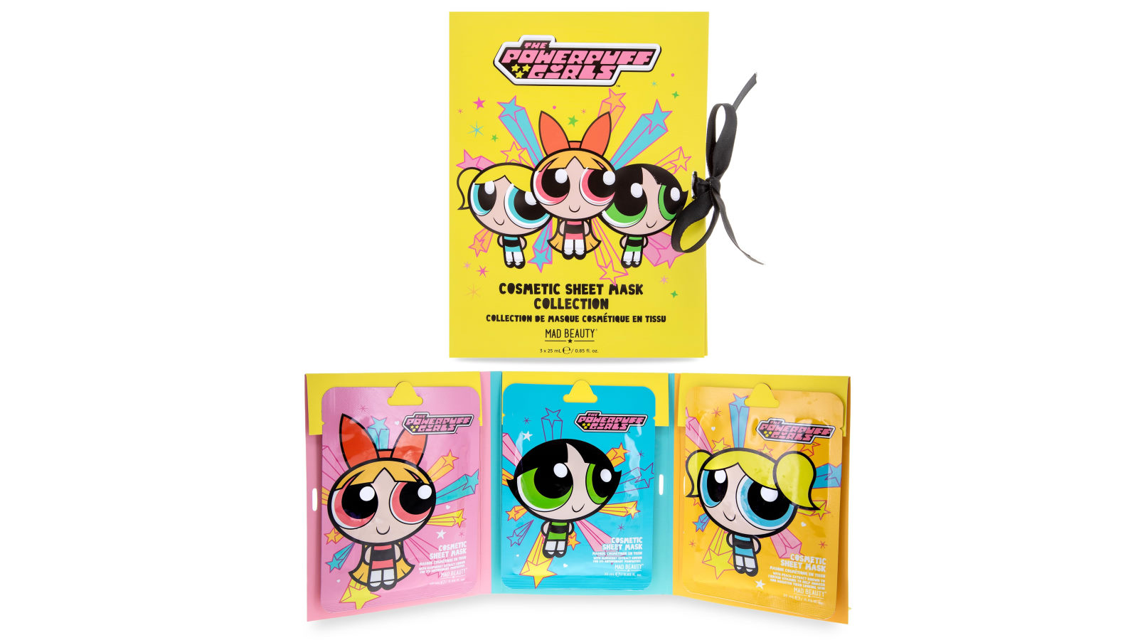 Mad Beauty Powerpuff Girls Cosmetic Sheet Mask Collection