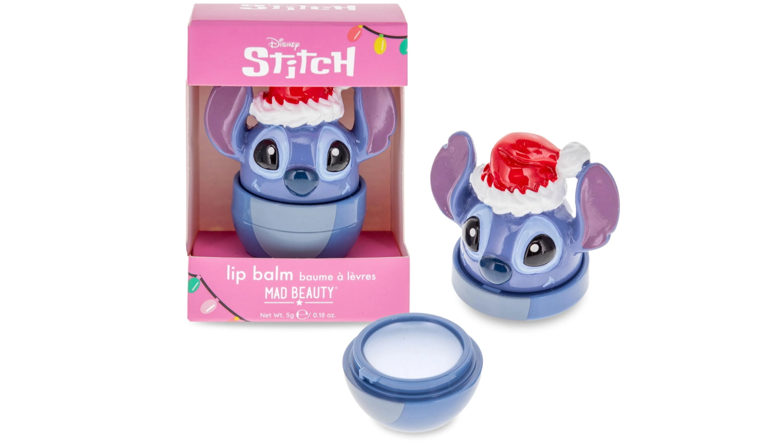 Mad Beauty Disney Stitchmas Blueberry Scented Lip Balm - 4g