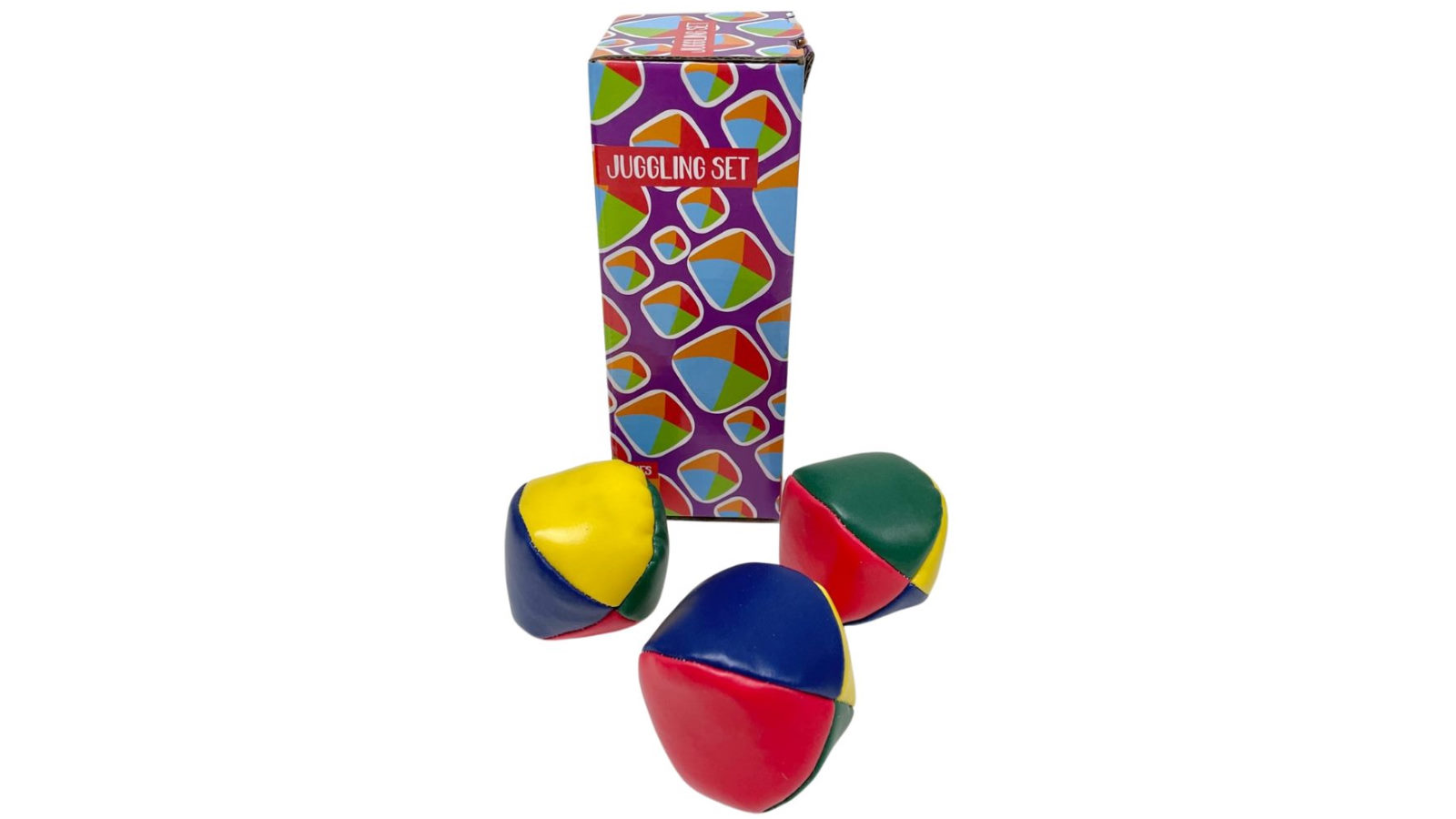 Harlequin Games Juggling Set with 3 Balls and Instructions