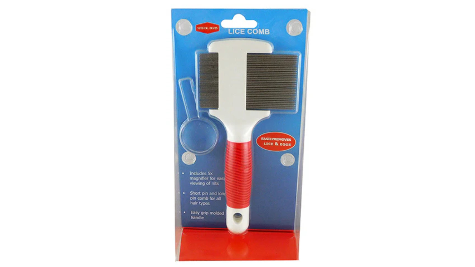Surgical Basics Metal Comb for Head Lice and Nit Removal