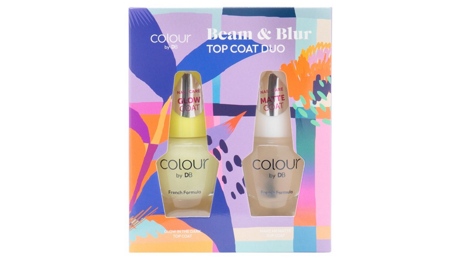 Chi Chi CBDB  2 x 10ML Nail Beam and Blur Top Coat Duo