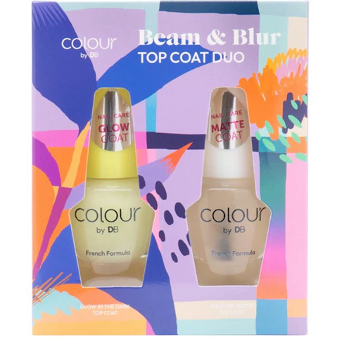 Chi Chi CBDB 2 x 10ML Nail Beam and Blur Top Coat Duo