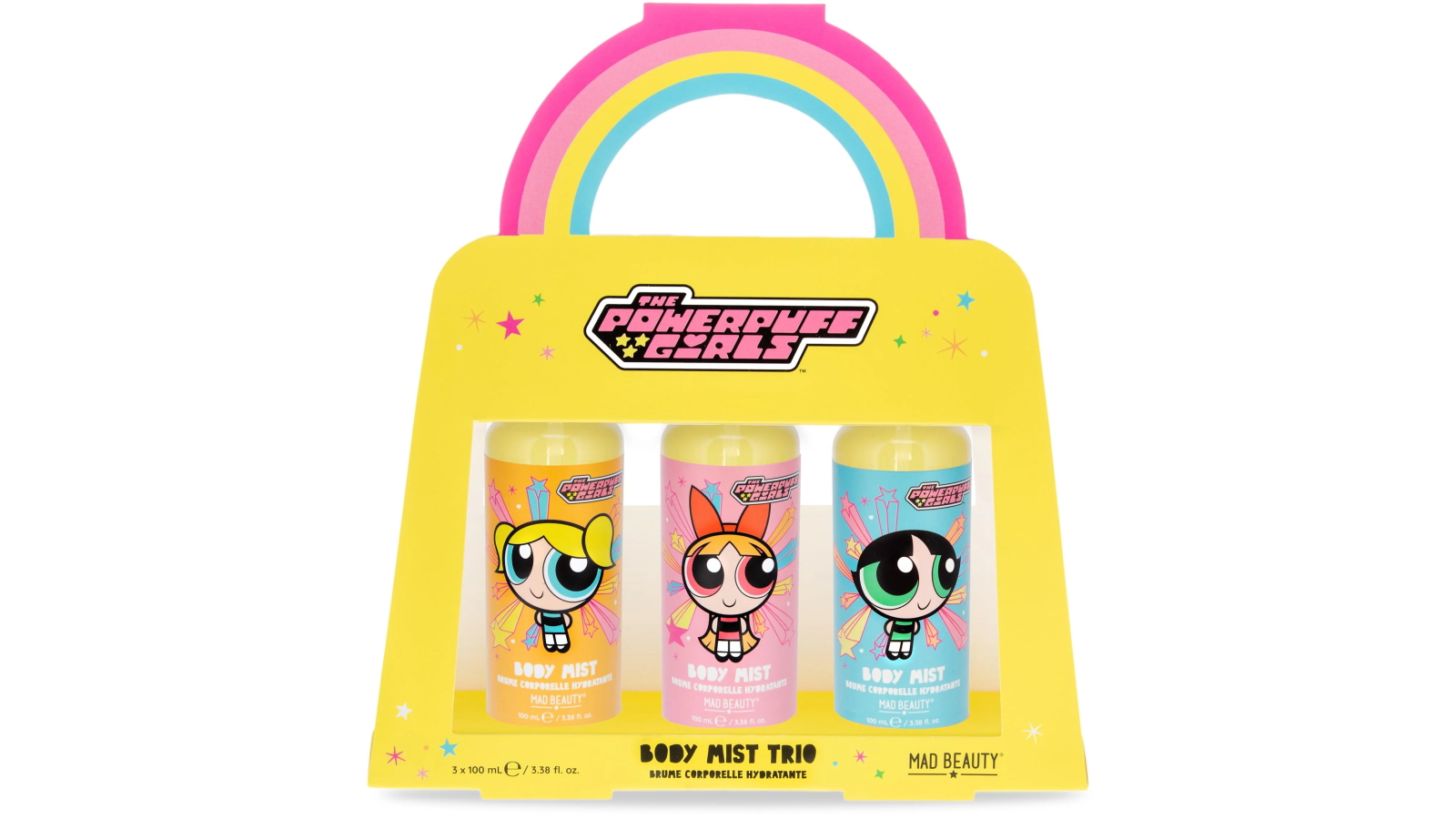 Powerpuff Girls Super Cute Body Mist Trio Gift Set - 3 x 50ml