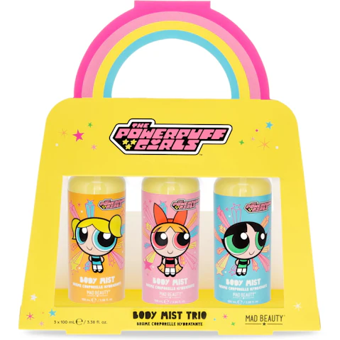 Powerpuff Girls Super Cute Body Mist Trio Gift Set - 3 x 50ml