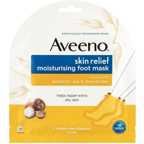 Aveeno 1 Pair Skin Relief Foot Mask