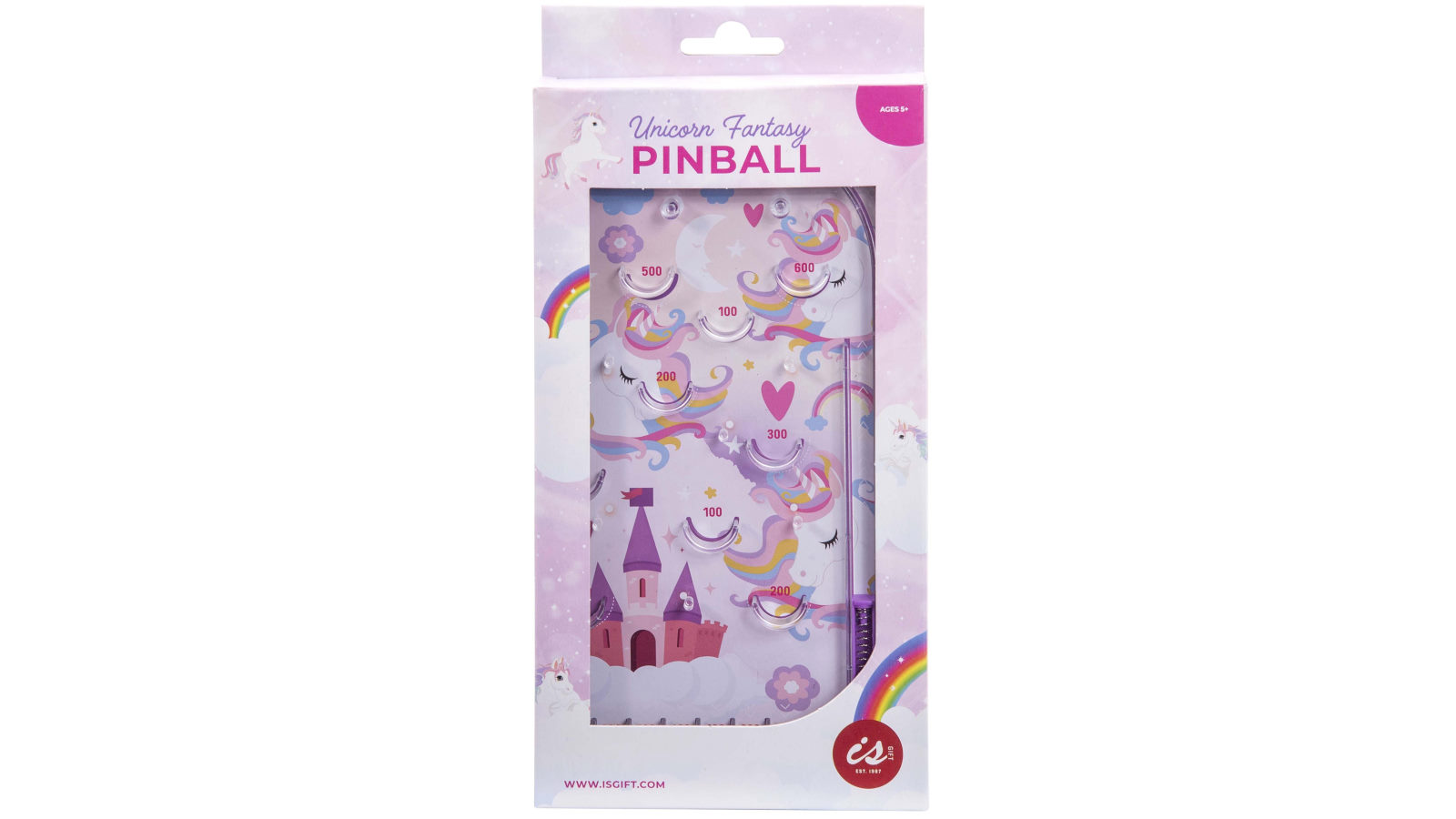Is Gift Unicorn Fantasy Handheld Pinball Game