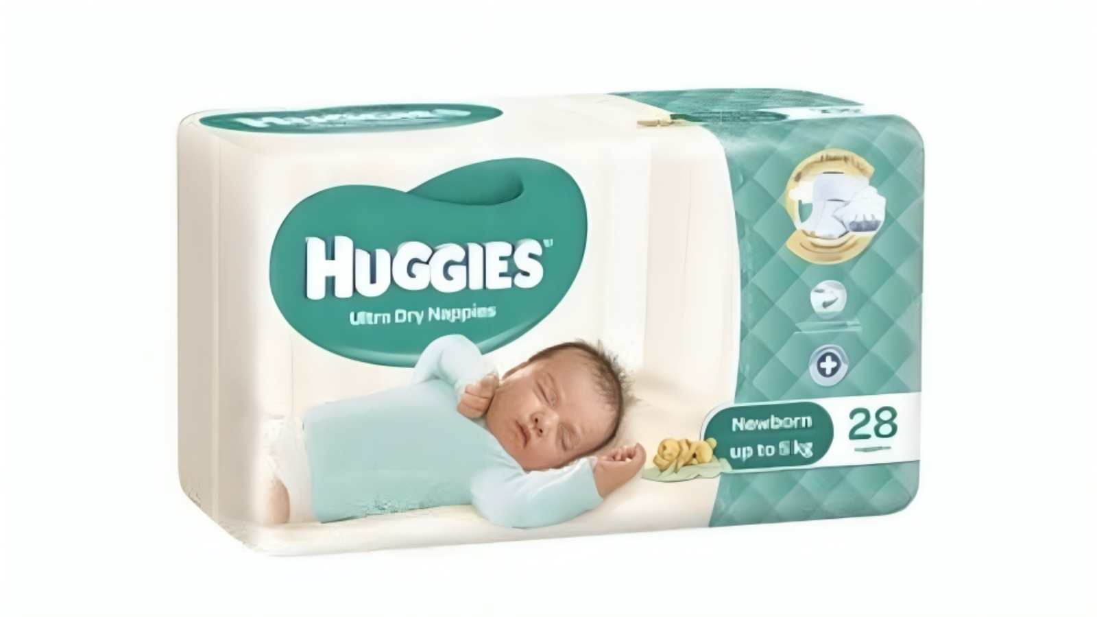 Huggies Pack of 28 Ultra Nappy Newborn