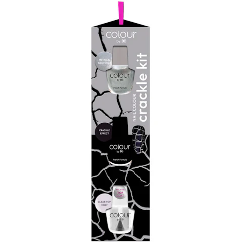 Colour by TBN Nail Colour - Crackle Kit Fractured Night