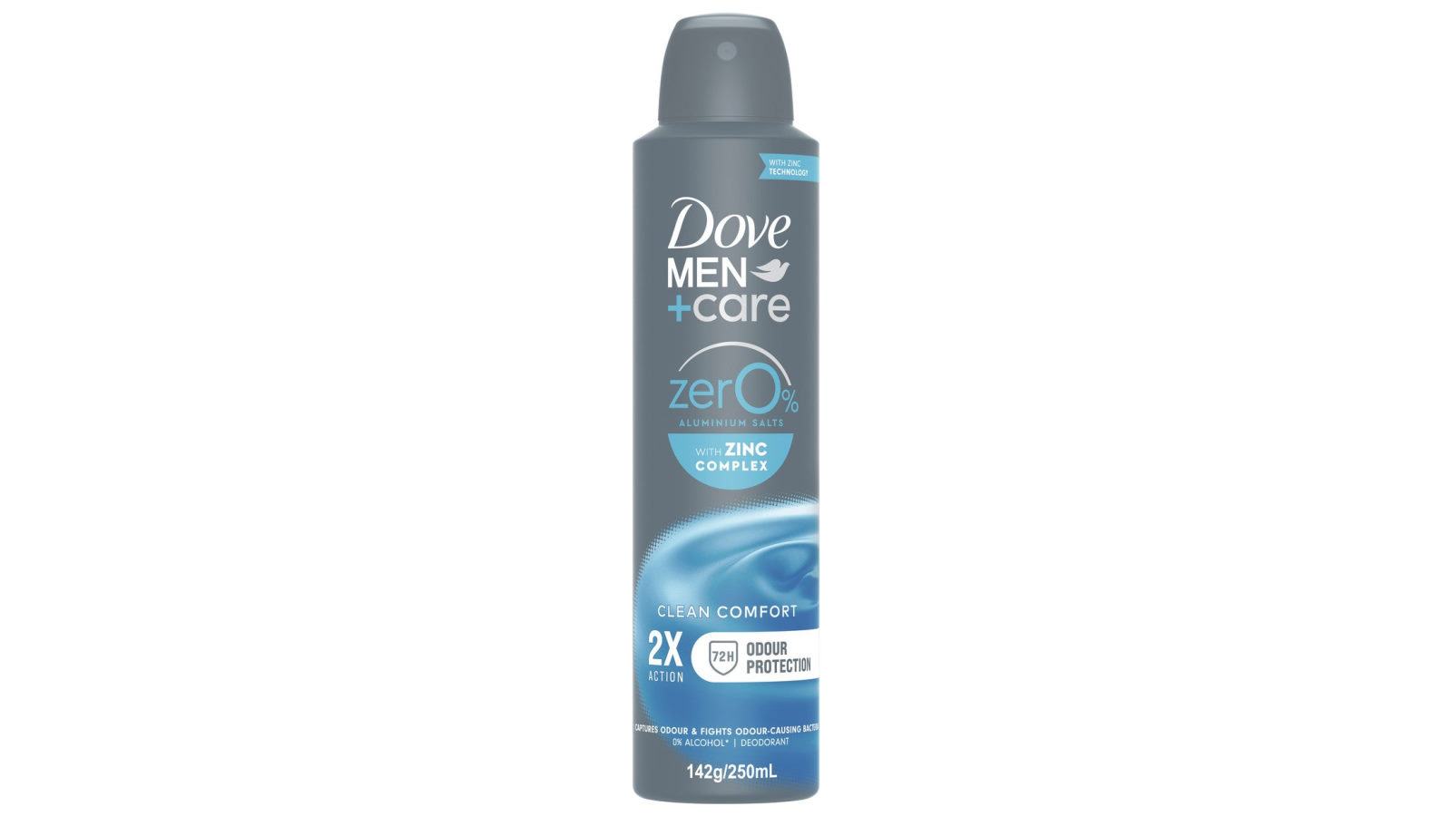 Dove 250ml Men Care Zero Aluminium Clean Comfort