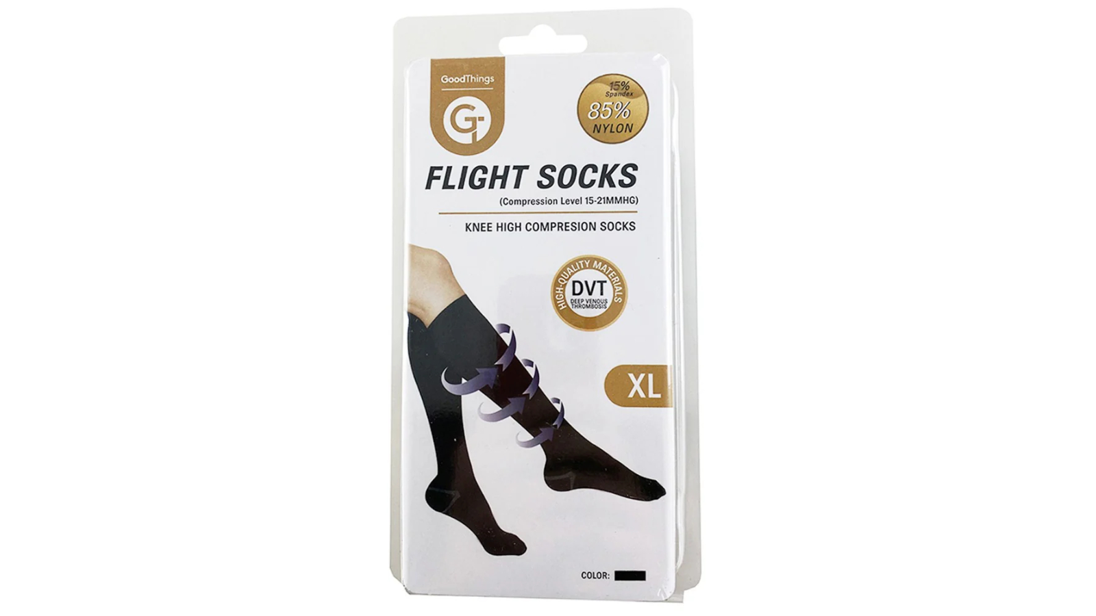 Good Things Flight Socks for Travel and Circulation - X-Large