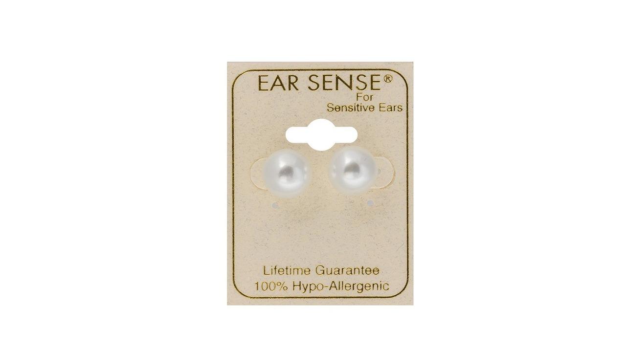 Ear Sense Pearl Stud Earrings for Sensitive Ears - 1cm
