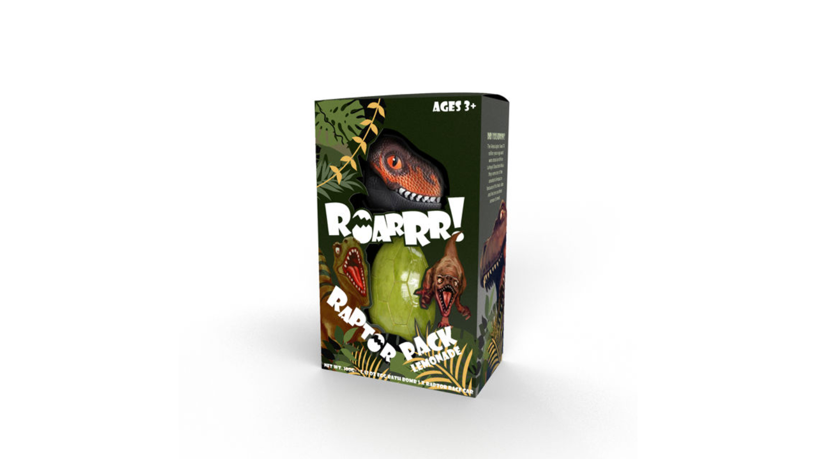 Roarrr Bath Bomb and Toy Set - 140g