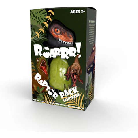 Roarrr Bath Bomb and Toy Set - 140g