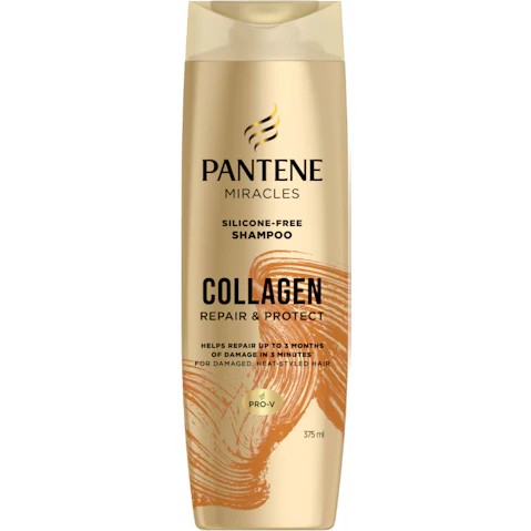Pantene Pro-V Miracles Collagen Repair and Protect Shampoo - 375ml