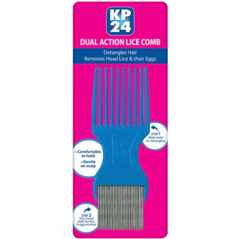 KP24 Metal Nit and Lice Comb for Effective Egg Removal