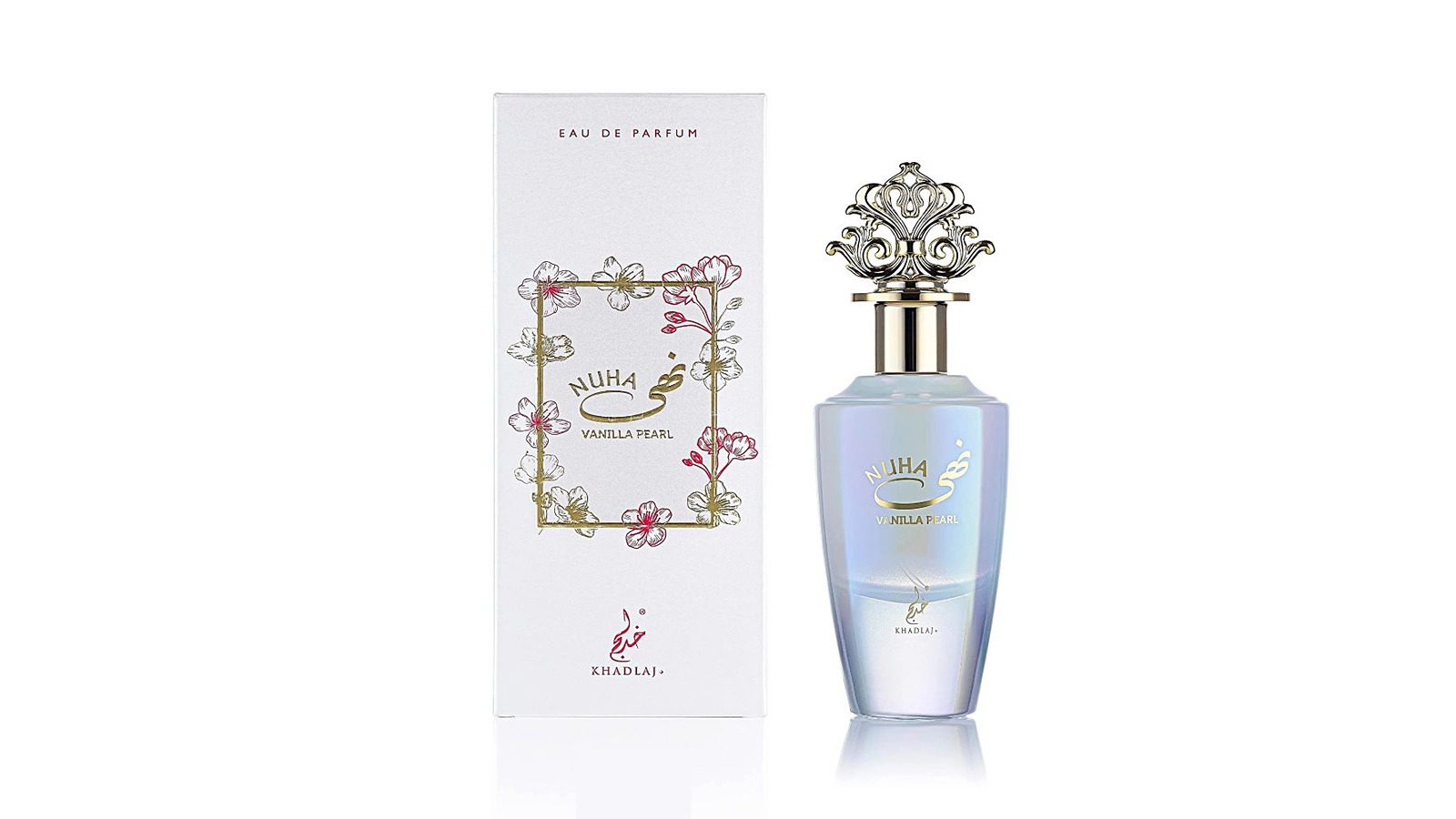 Khadlaj Nuha Vanilla Pearl Femme Eau de Parfum for Women - 100ml