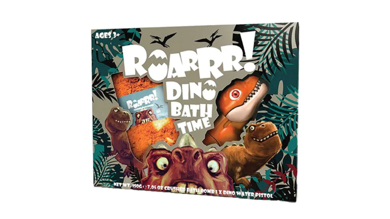 Roarrr 2 Piece 3-in-1 Bodywash Shampoo, Conditioner and Bath Bomb 
