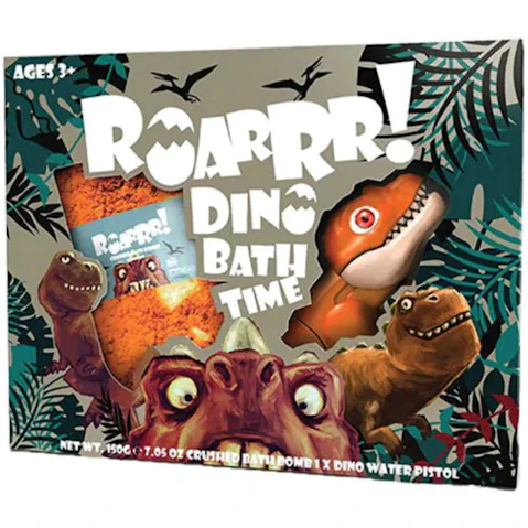Roarrr 2 Piece 3-in-1 Bodywash Shampoo, Conditioner and Bath Bomb