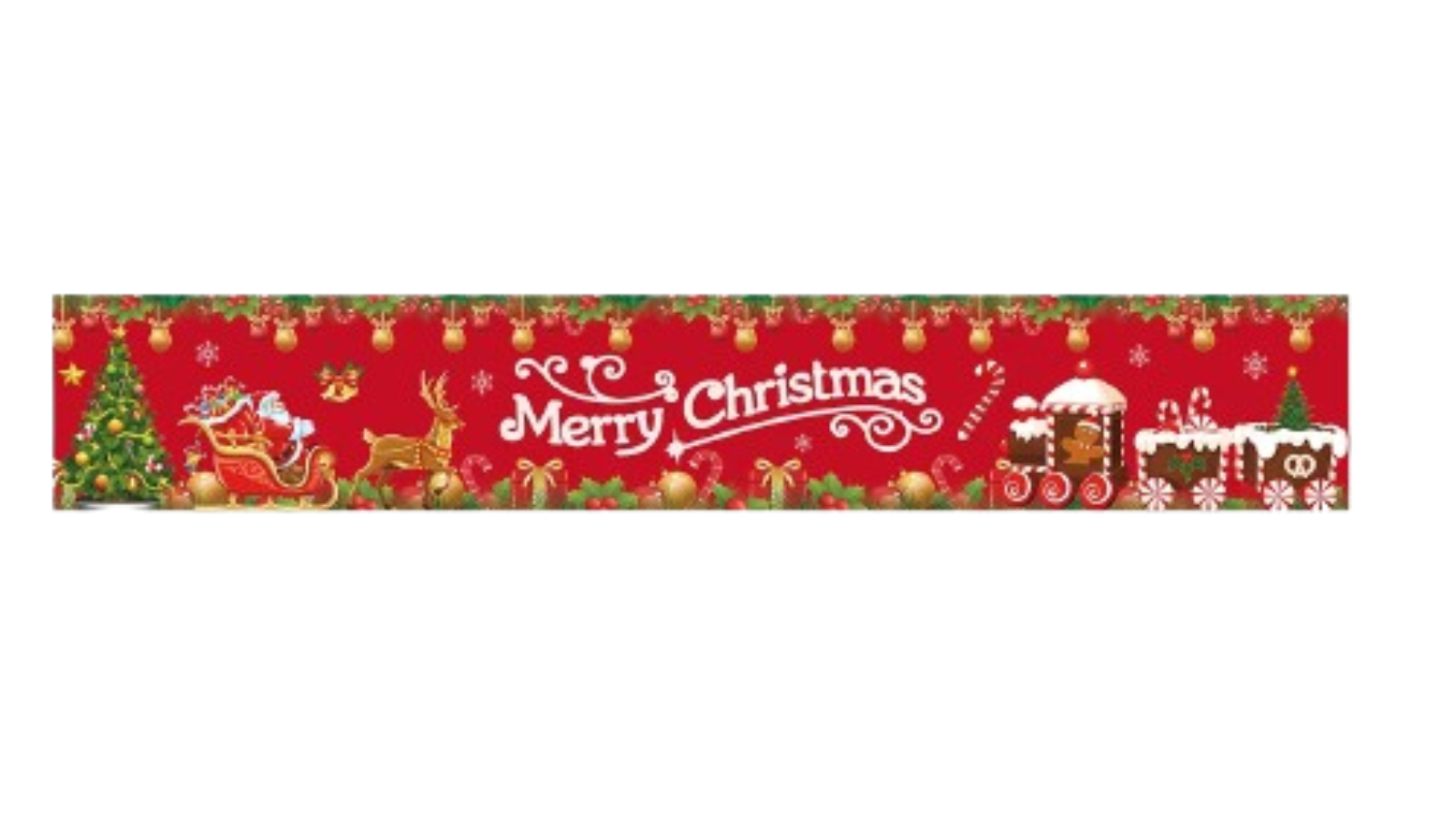 NNEOBA Outdoor Festive Merry Christmas Banner - 240 x 40cm