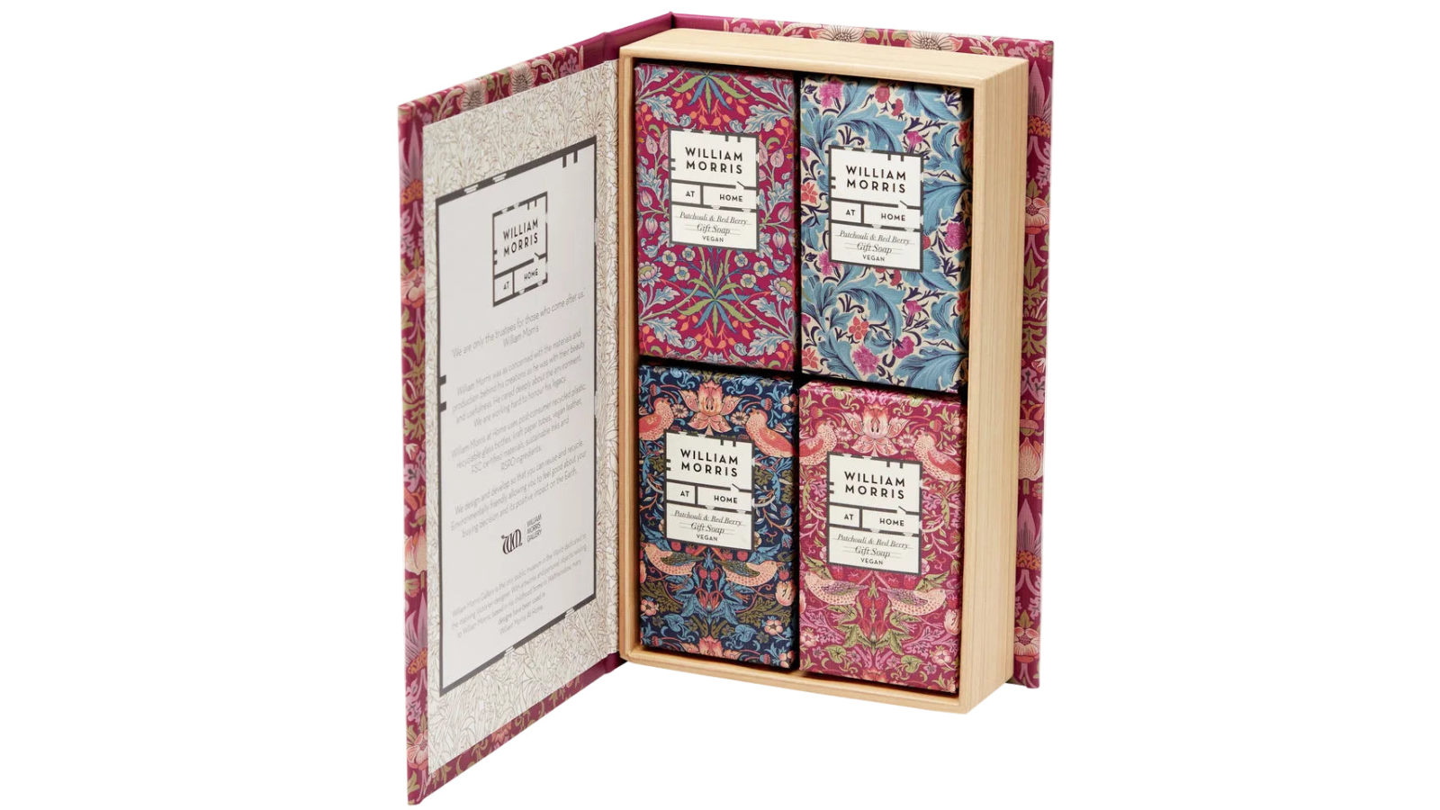 William Morris At Home Strawberry Thief Scented Guest Soaps