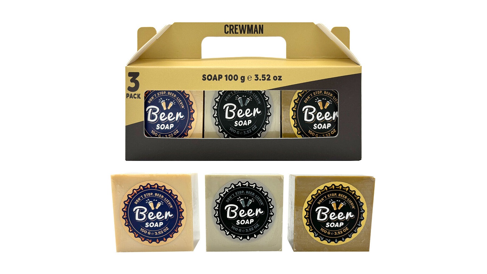 Crewman Beer Soap Gift Set - 100g