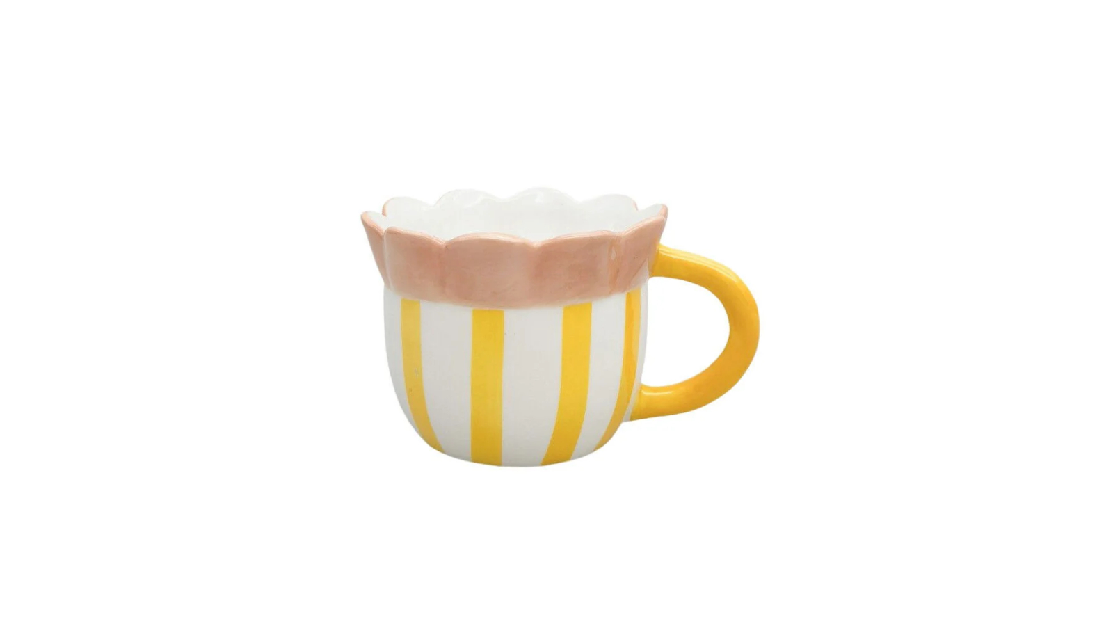 Robert Gordon Peach and Yellow Halcyon Mug - 300ml