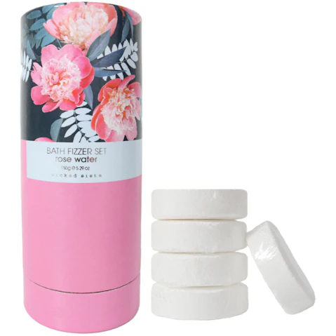 Wicked Sista Peony Dreams Rosewater Bath Fizzer - 150g