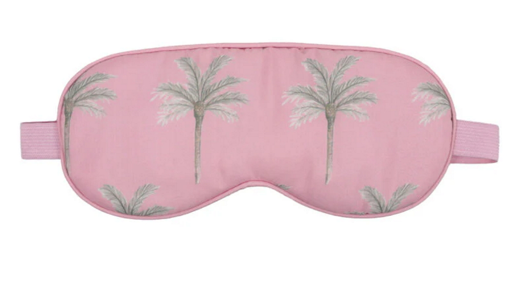Wicked Sista Island Palm Print Eye Mask for Sleeping