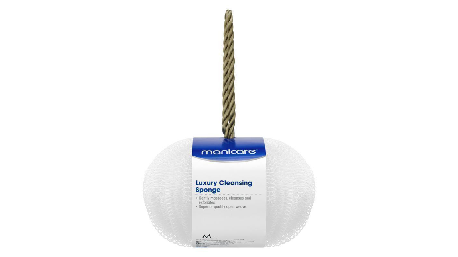 Manicare Luxury Cleansing Sponge - White
