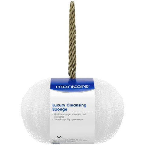 Manicare Luxury Cleansing Sponge - White