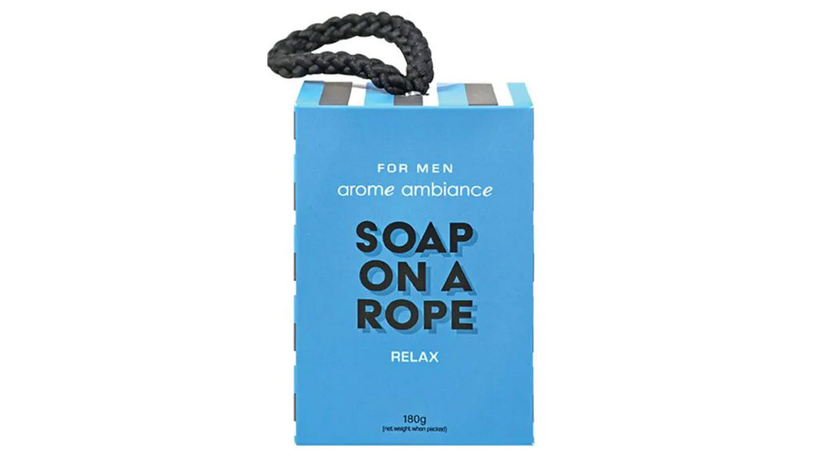 Arome Ambiance 180g Mens Relax Soap on a Rope with Sandalwood and Amber