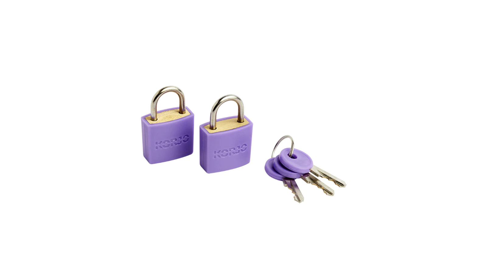 Korjo Colourful Twin Pack Luggage Lock
