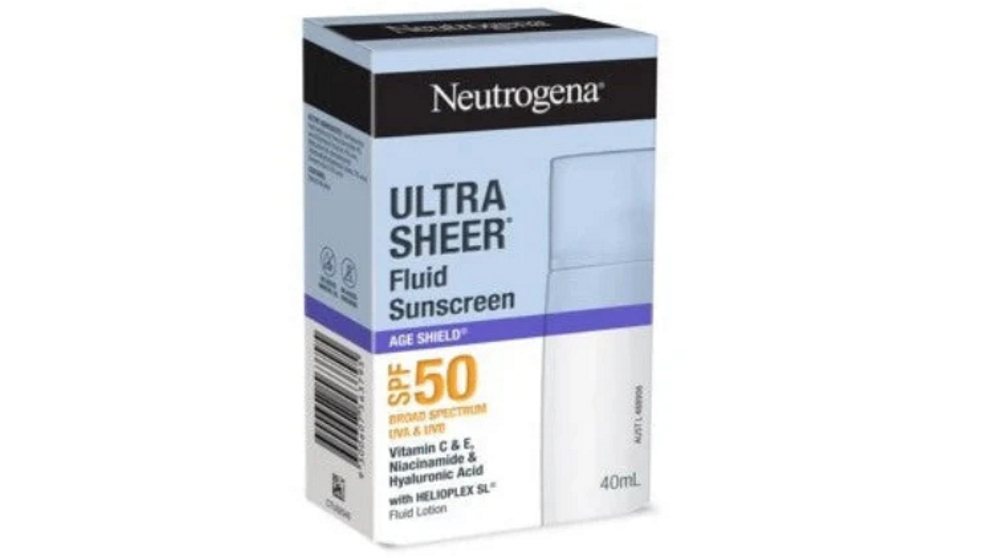 Neutrogena Ultra Sheer SPF 50 Age Shield Fluid Sunscreen - 40ml