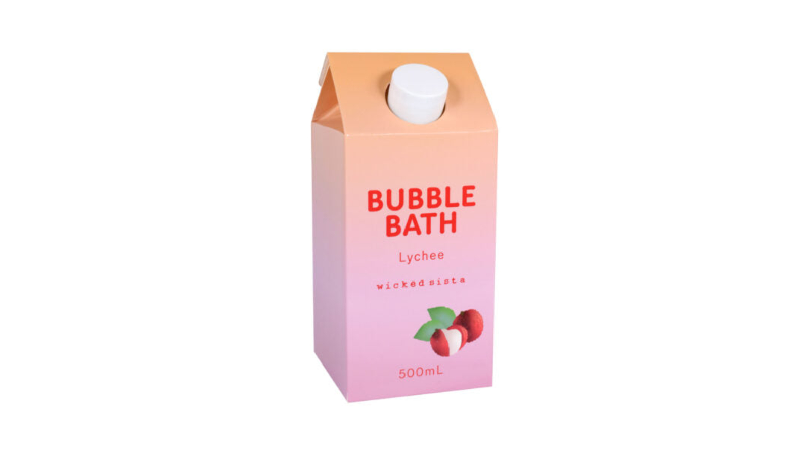 Wicked Sista Lychee Colour Rush Bubble Bath - 500ml