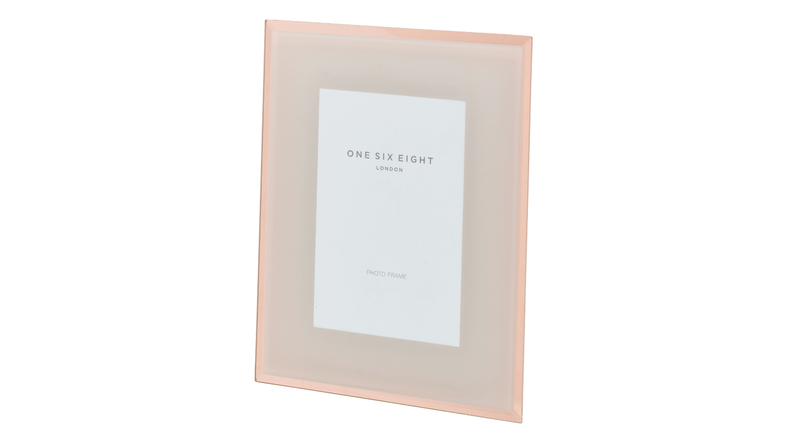 One Six Eight London 7 x 5 Glass Photo Frame - Blush