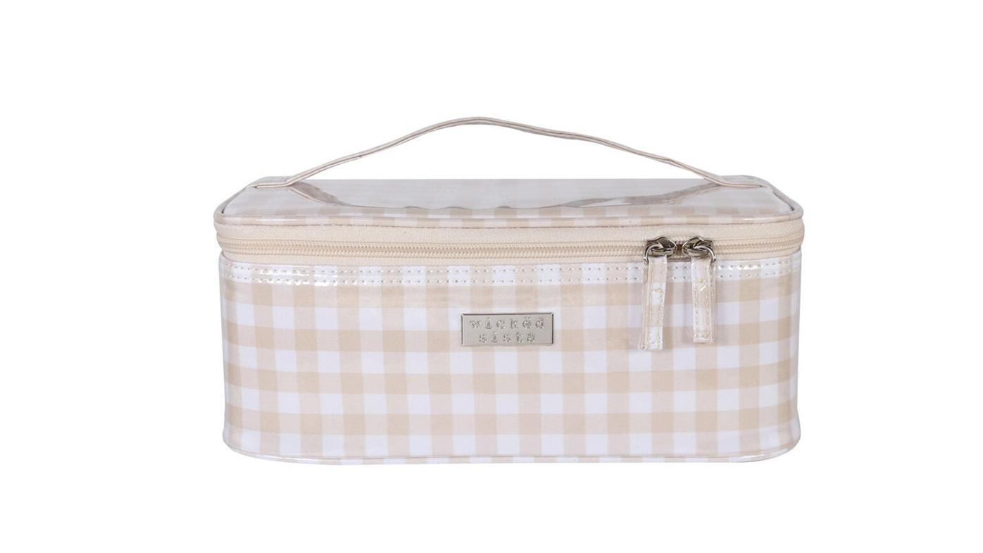 Wicked Sista Medium Select Classic Gingham Beauty Case