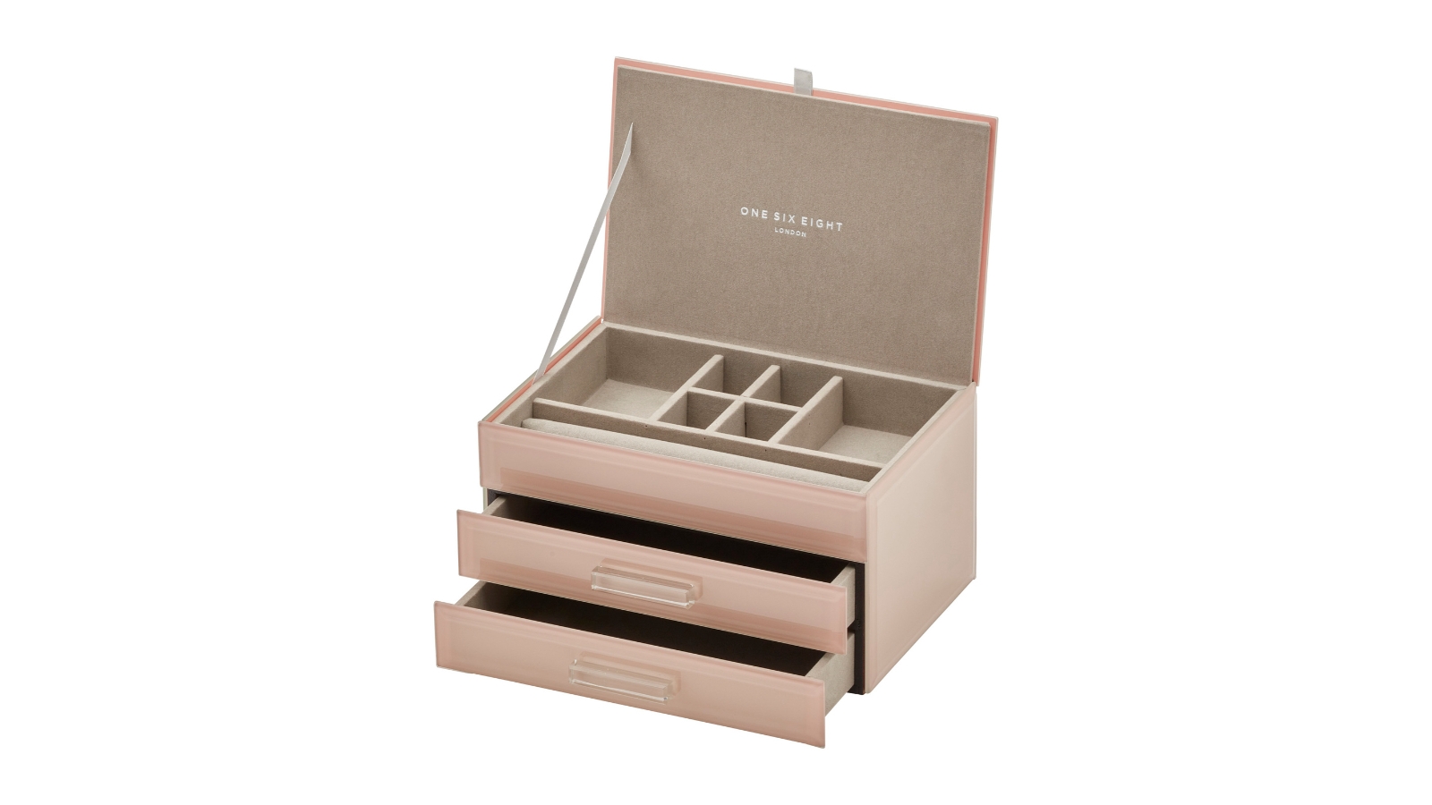 One Six Eight London Blush Gabriella Jewellery Box - Medium
