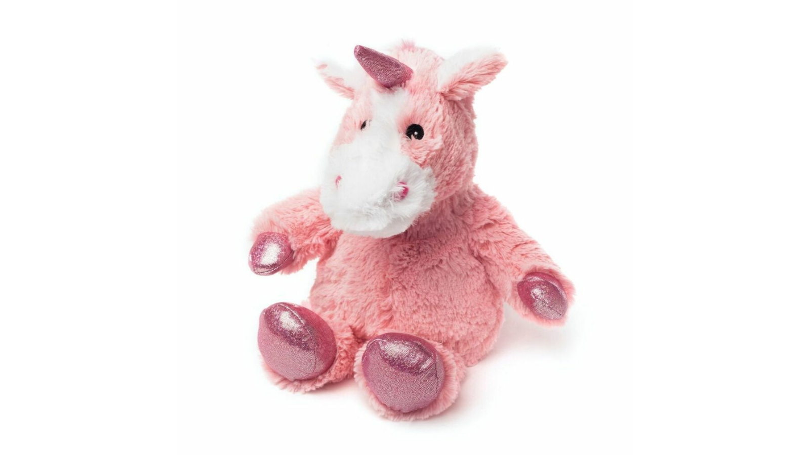 Cozy Plush Heatable Sparkly Unicorn Soft Toy