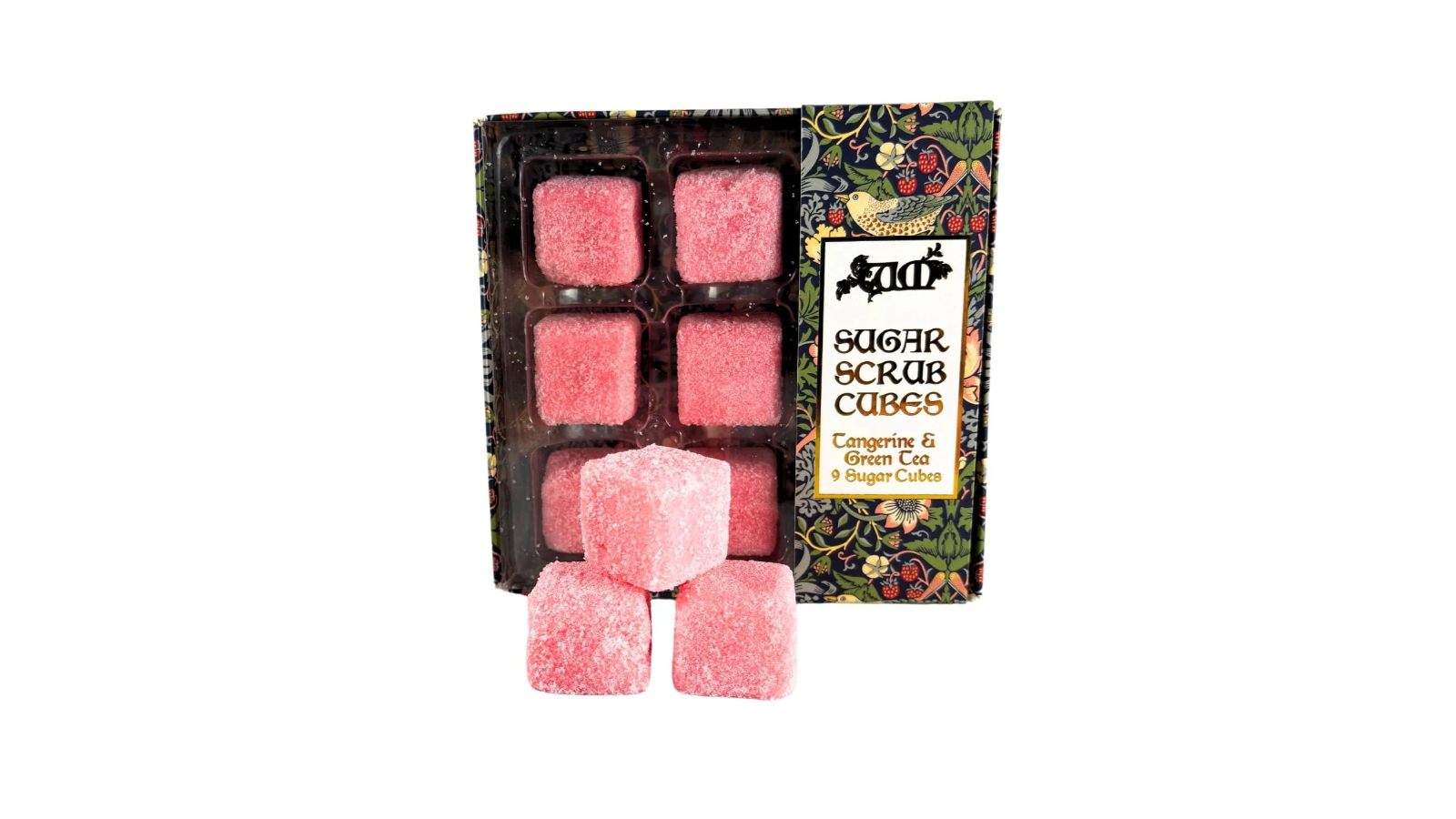 Heathcote and Ivory Morris Co Strawberry Thief Sugar Scrub Set