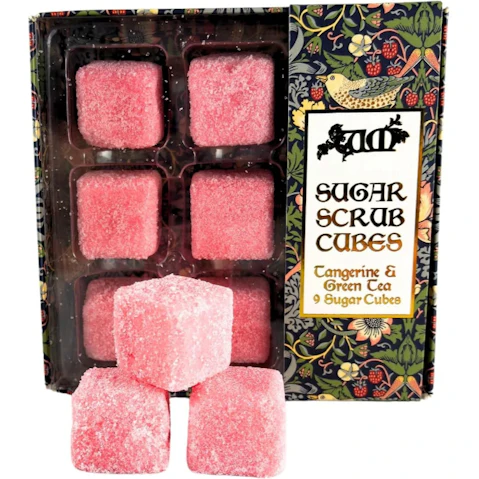 Heathcote and Ivory Morris Co Strawberry Thief Sugar Scrub Set