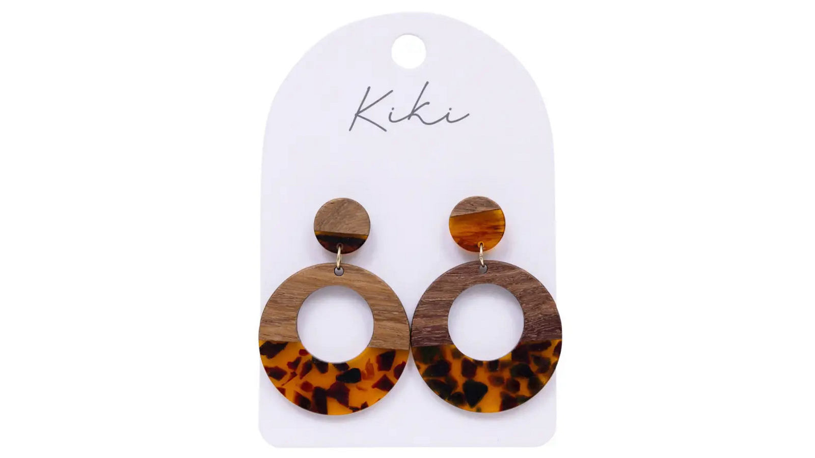 Kiki Amber Loop Earrings