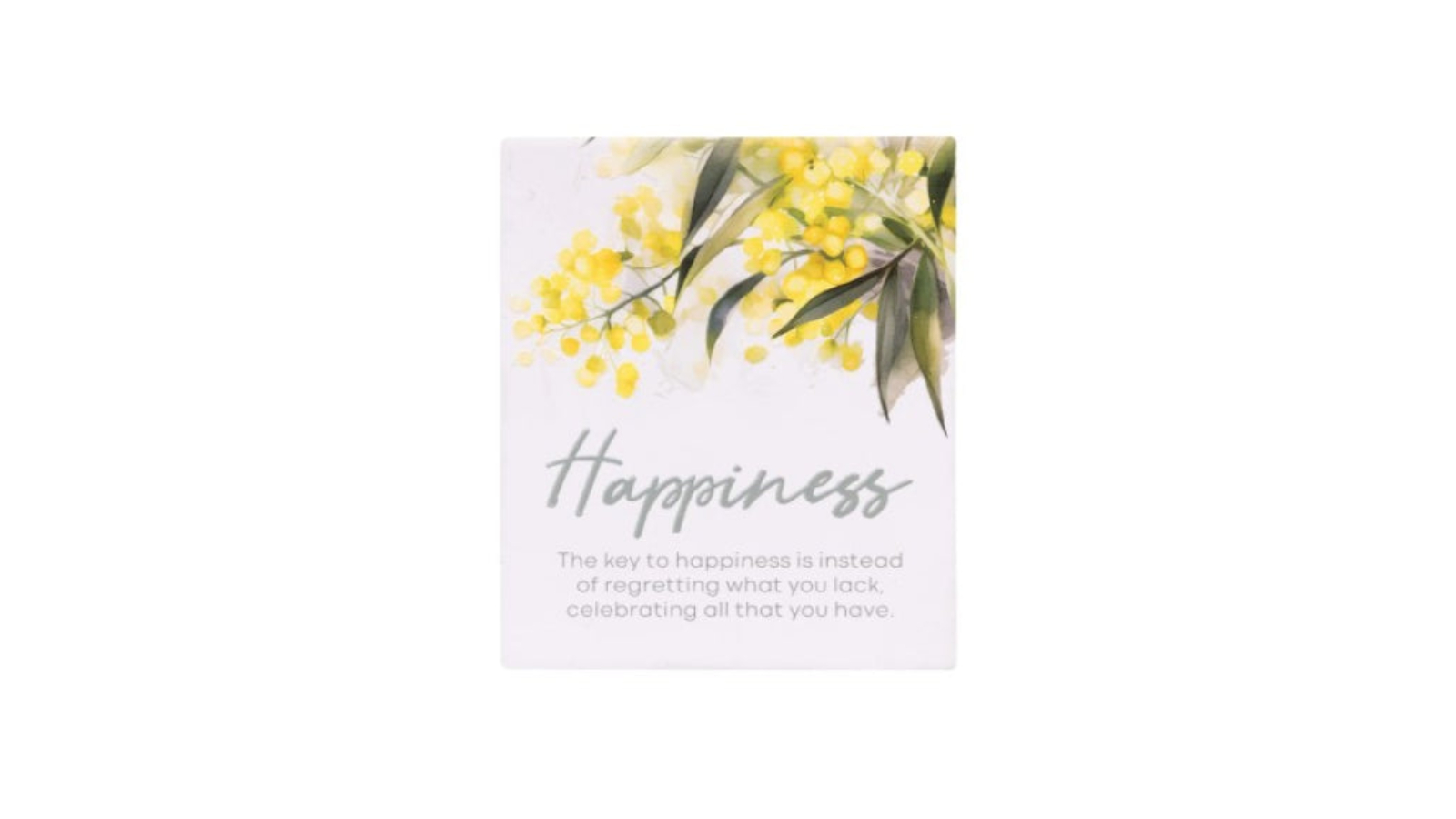 Splosh Native Blooms Verse Happiness Wall Art