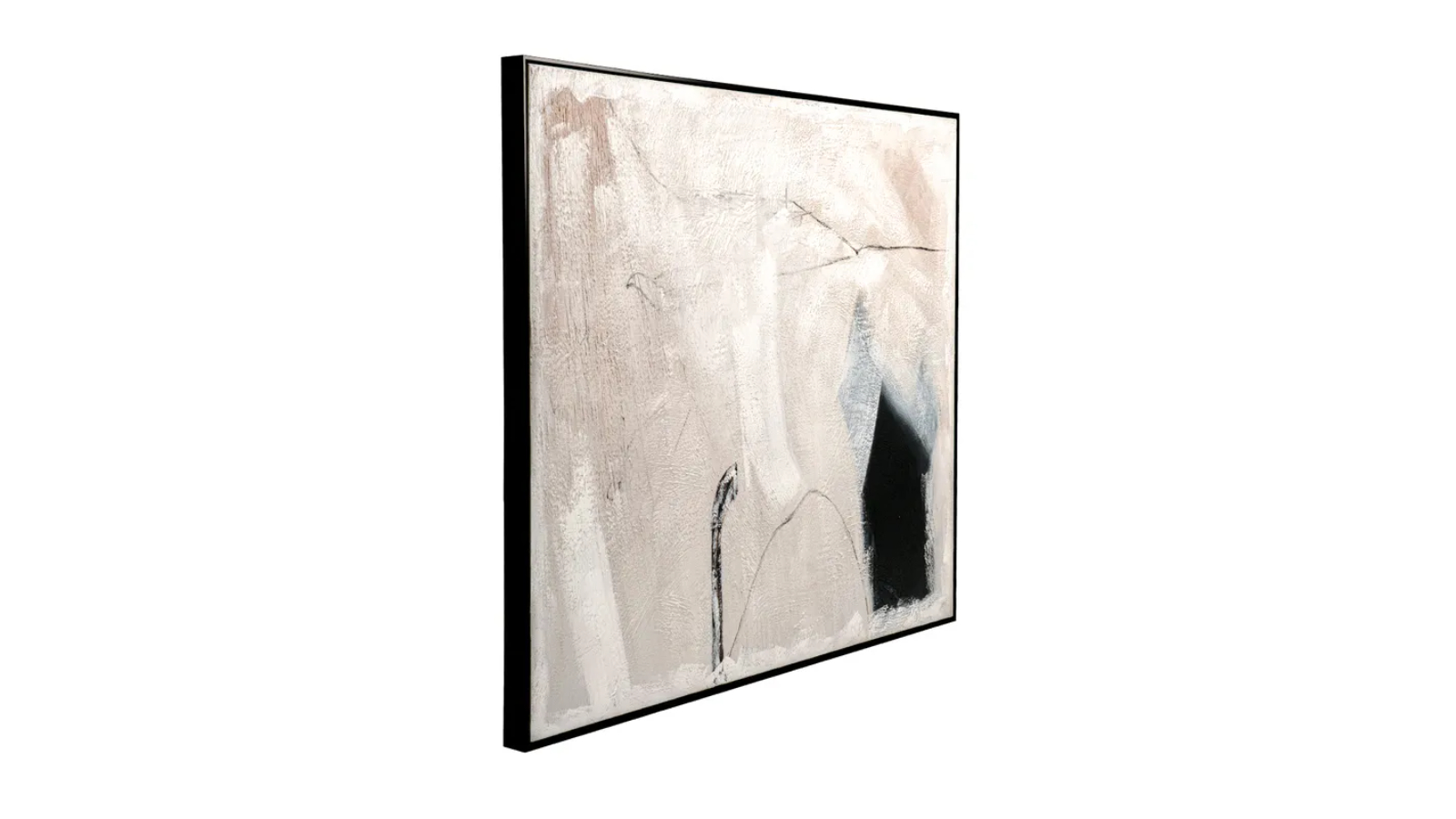 Cafe Lighting & Living Tonal Retreat Oil on Canvas Painting - Medium