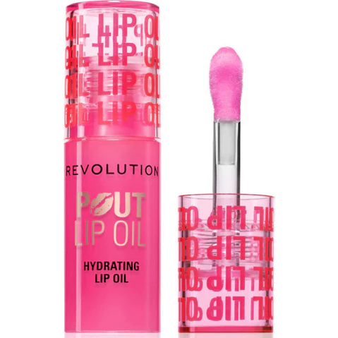 Revolution Beauty Pout Bomb Lip Oil - Raspberry Pink