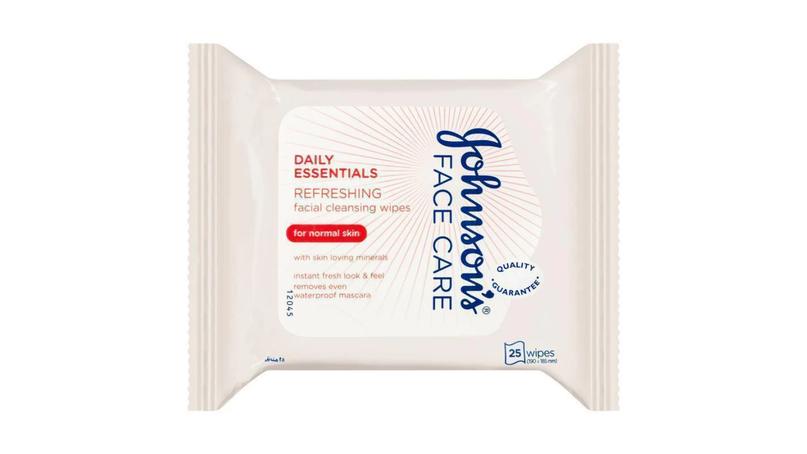 Johnson's 25 Wipes Refreshing Facial Cleansing for Normal Skin