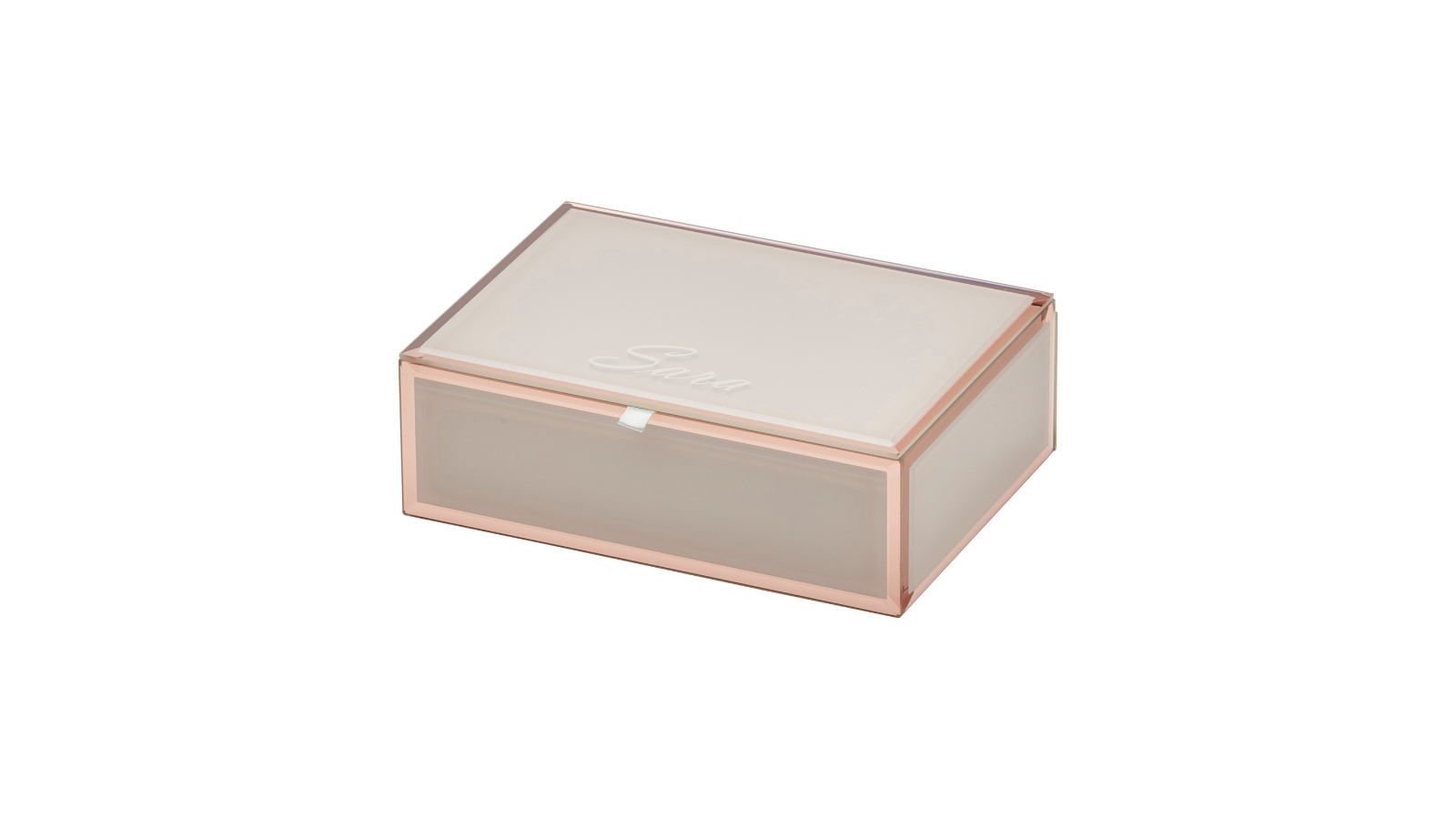 SARA Blush Medium Jewellery Box