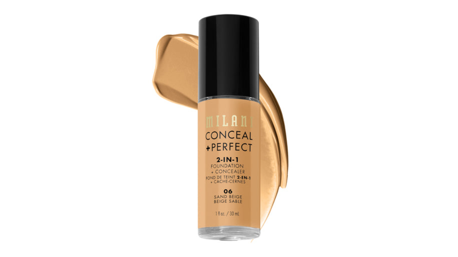Milani 30ml Perfect 2-in-1 Conceal Foundation - 06 Sand Beige
